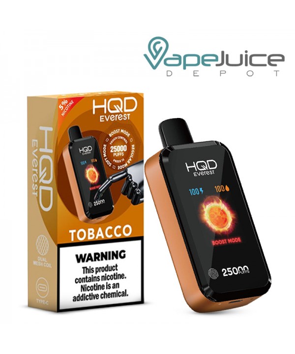 HQD Everest 25000 Tobacco Disposable