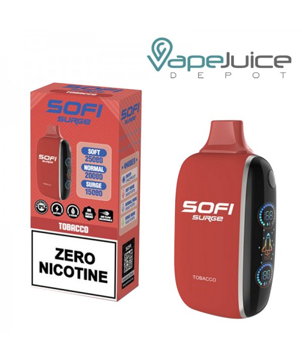SOFI Surge 25000 Zero Nicotine Tobacco Disposable