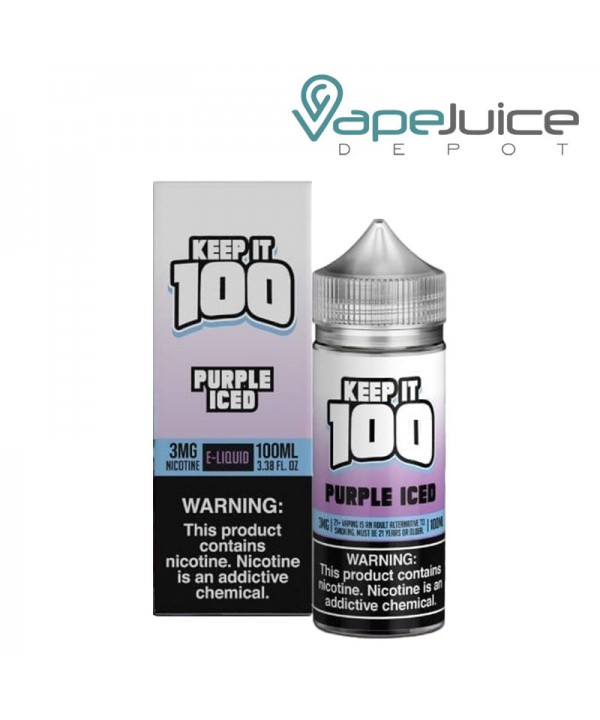 Purple Iced Keep it 100 TFN eLiquid 100ml