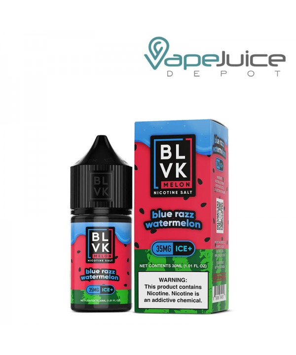 Blue Razz Watermelon BLVK Melon Salt 30ml